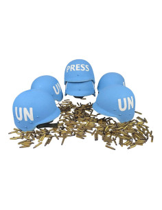 Cascos Azules "UN" / "PRESS"