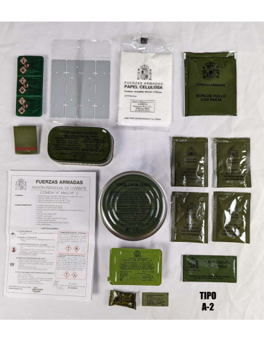 Raciones de combate ES MRE Almuerzo