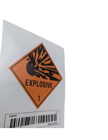 Pegatina vinilo Explosive