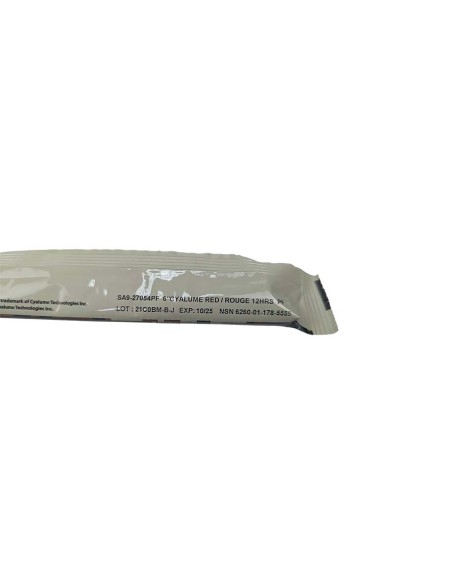 Luz química de emergencia US ARMY Roja