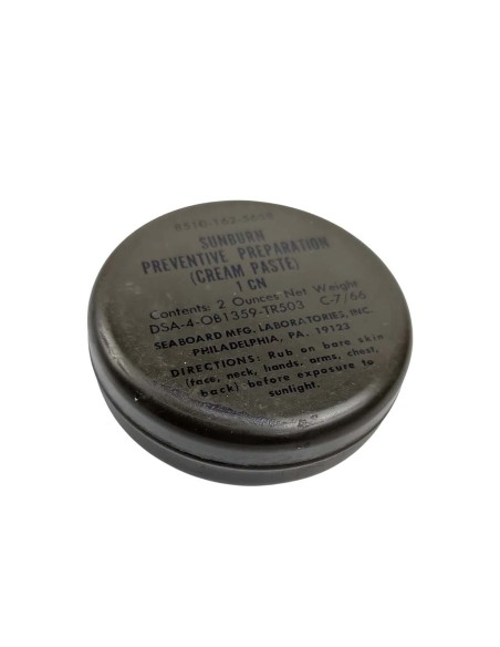 Sunburn preventive preparation cream