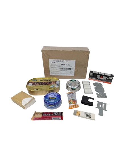 Pack 12h raciones de combate RCER ejercito Francés MRE