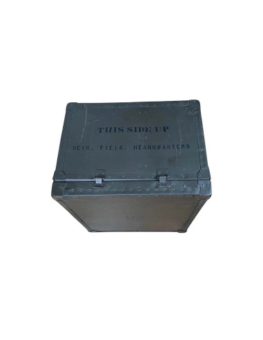 Escritorio de campaña antiguo del ejercito de los EEUU