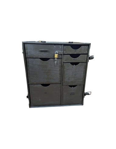 Escritorio de campaña antiguo del ejercito de los EEUU