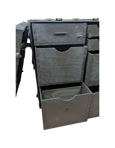 Escritorio de campaña antiguo del ejercito de los EEUU