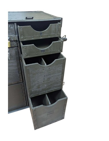 Escritorio de campaña antiguo del ejercito de los EEUU