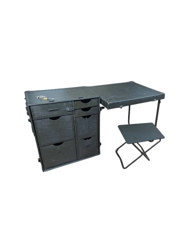 Escritorio de campaña antiguo del ejercito de los EEUU