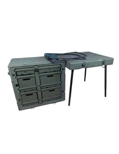 Escritorio de campaña moderno Hardigg Cases