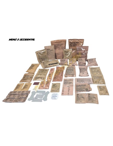 Raciones de combate 24h Naciones Unidas MRE Raciones militares