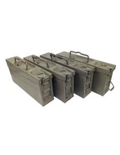 Caja de munición MG 42-56 año 1970 + cinta de balas 2