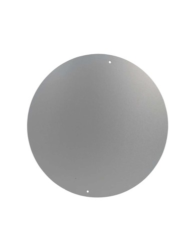 Cartel metálico radiación