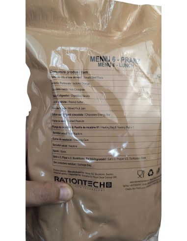 Pack 24h raciones MRE Rumanía XXL