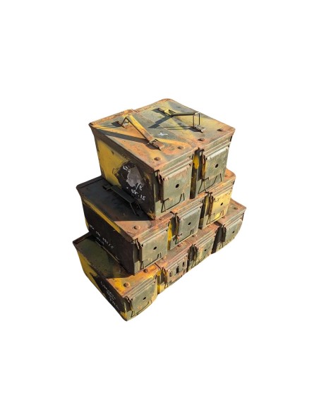 Lote de x9 cajas de munición (vacías) para decoración