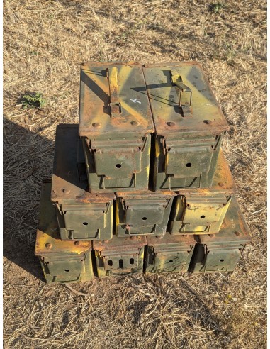 Lote de x4 cajas de munición (vacías) para decoración