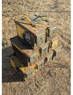 Lote de x9 cajas de munición (vacías) para decoración 2