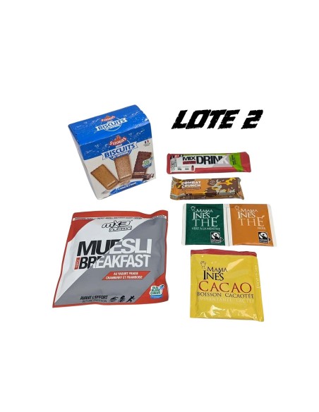 Lote raciones MRE creadas Desayunos