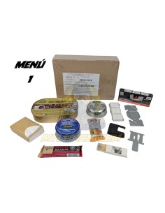 Pack 12h raciones de combate RCER ejercito Francés MRE