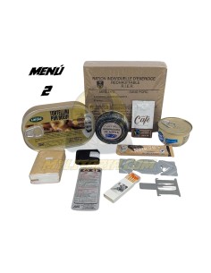 Pack 12h raciones de combate RCER ejercito Francés MRE 2