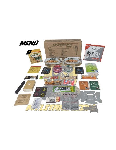 Pack 24h raciones de combate RCIR Fuerzas Armadas francesas MRE