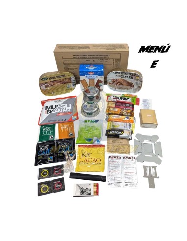 Pack 24h raciones de combate RCIR Fuerzas Armadas francesas MRE