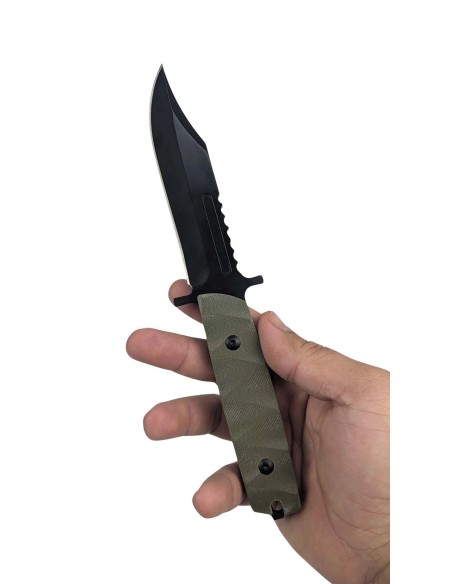 Cuchillo de combate del ejercito Checo con funda camo