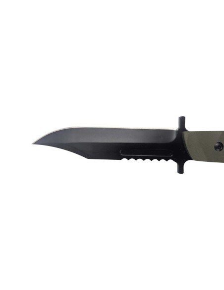 Cuchillo de combate del ejercito Checo con funda camo