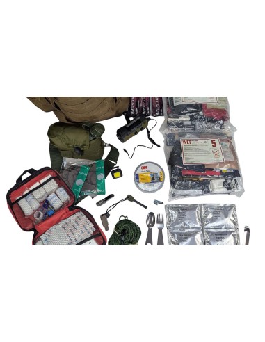 Mochila kit de supervivencia 72h
