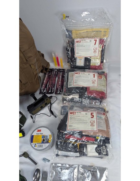 Mochila kit de supervivencia 72h