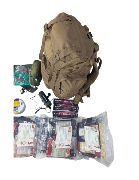 Mochila kit de supervivencia 72h