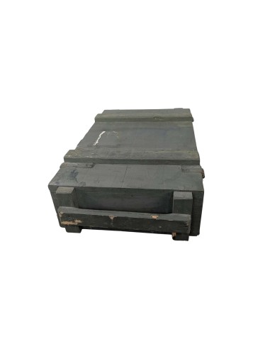 Caja de madera militar antigua grande Europa del Este