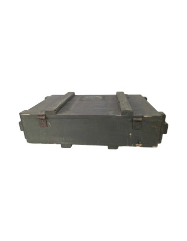 Caja de madera militar antigua grande Europa del Este
