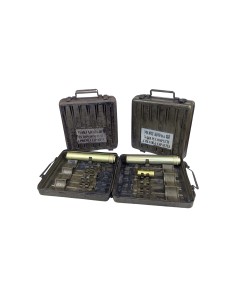 Maletín de mortero militar italiano 81mm + accesorios