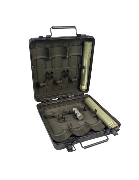 Maletín de mortero militar italiano 81mm + accesorios