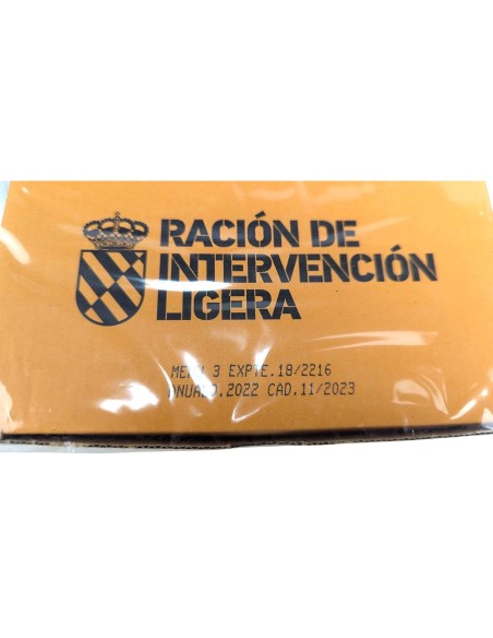 Ración de intervención ligera UME MRE España