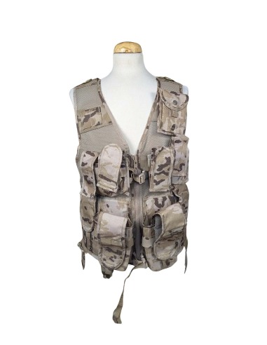 Chaleco táctico árido pixelado militar