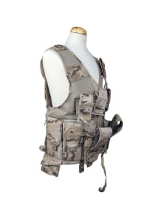 Chaleco táctico árido pixelado militar