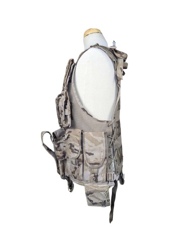 Chaleco táctico árido pixelado militar