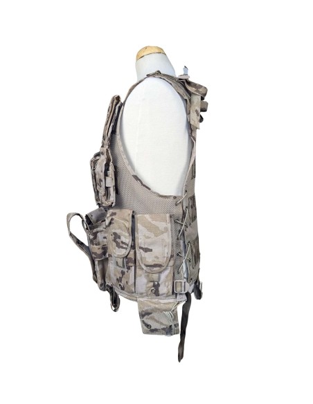 Chaleco táctico árido pixelado militar