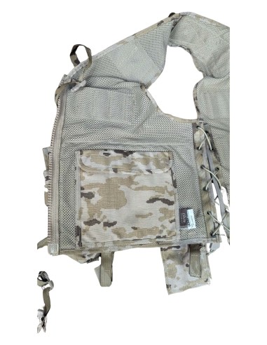 Chaleco táctico árido pixelado militar