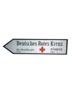 Señal madera DEUTCSHES ROTES KREUZ
