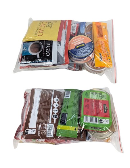 Lote raciones MRE creadas Desayunos