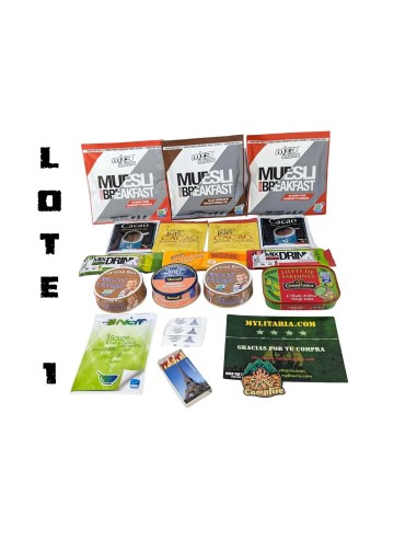 Lote raciones MRE creadas Desayunos