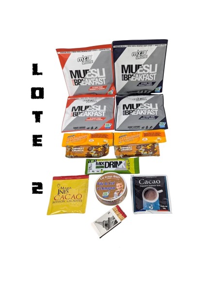 Lote raciones MRE creadas Desayunos