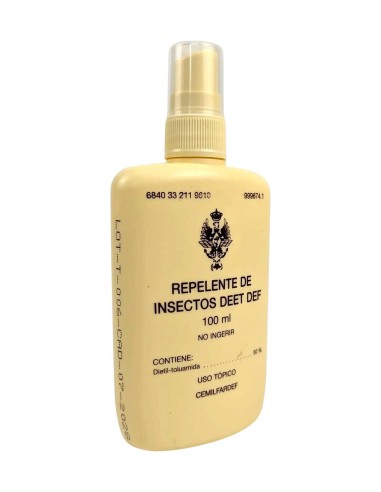 Repelente de insectos DEET DEF