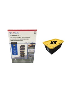 Pack estantería + x5 cajas Greenmade 102l. USA