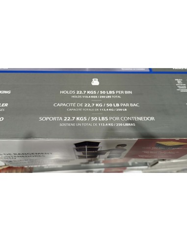 Pack estantería + x5 cajas Greenmade 102l. USA