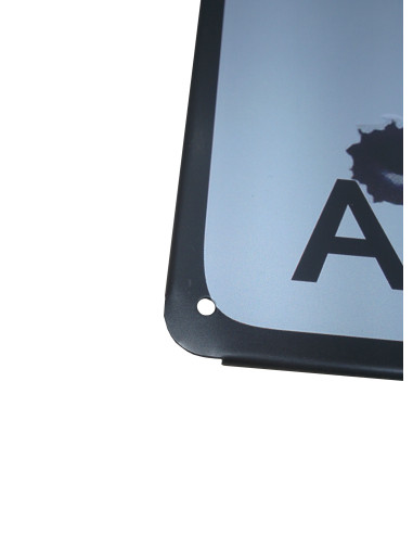 Cartel metálico WARNING SHOT PRICE