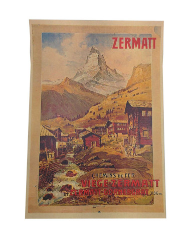 Cartelería en papel antigua (Repro)