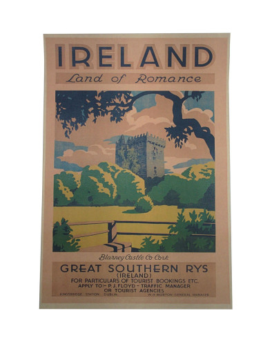 Cartelería en papel antigua (Repro)