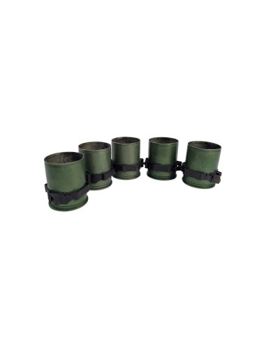 Cinta de 5 vainas de granadas de 40mm (Inertes y Seguras)
